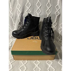 JBU by Jambu Women's Lorry Waterproof Bootie Boots Black Size 6.5 Casual Lace-Up